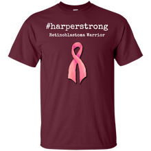 Load image into Gallery viewer, #harperstrong Retinoblastoma Warrior Cancer Awareness Men/Women T shirt