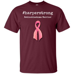 #harperstrong Retinoblastoma Warrior Cancer Awareness Men/Women T shirt